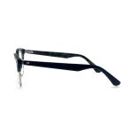 BD131 Retro Round Acetate Metal Glasses