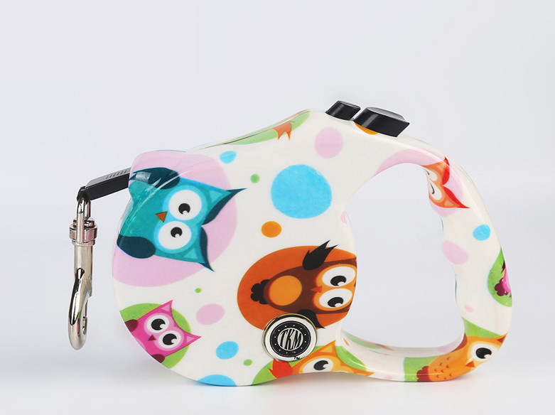 360 Degree Tangled Pet Retractable Leashes Firm Buckle 5m Retractable Dog Lead