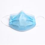 Blue Color Bulk Dust Masks , Disposable Nose Mask Non Wearing Pressure