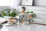 LFGB Dishwasher Safe 11oz Beverage Art Porcelain Tea Mugs