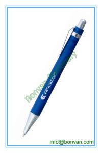 Quality metal clip plastic ball pen,printed pen with metal clip wholesale