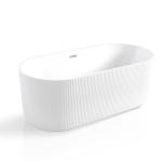 Seamless Bonding White Acrylic Alcove Bathtub Free Standing 72x42
