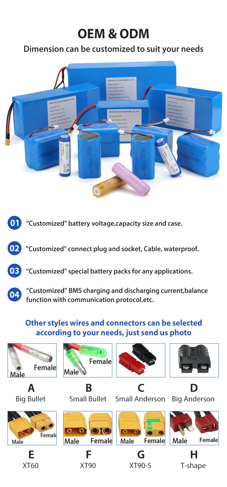 Li Ion 3S1P 18650 Battery Pack 11.1v 2600mAh High Performance For LED Light
