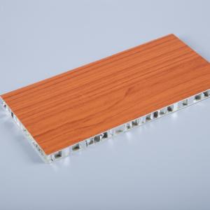 Quality 300x750mm Aluminum Honeycomb Sheet , Subway Aluminum Honeycomb Floor Panels wholesale
