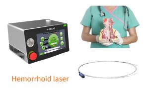 Quality Dual Wavelength Laser Therapy Machine 980nm 1470nm Hemorrhoid Removal wholesale