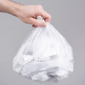 Quality 4 Gallon Clear Garbage Bags 6 Micron Gravure Printing Environmental Friendly wholesale