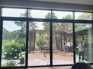 Quality Hennesa Barrier Free Screen Door Aluminum Construction Screw In Install wholesale