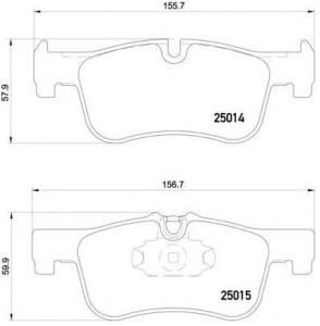 Quality 34116850567 Auto Brake Pad BMW 1 F20 Auto Brake System Corrosion Proof wholesale