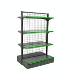 Groceries Store Grid Shelves Can Custom Supermarket Equipment Display Shelves