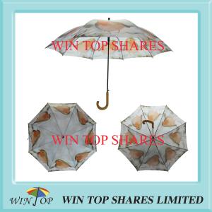 Quality European Market vivid Wild bird sublimating Umbrella wholesale