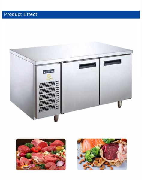 Electric Restaurant Worktable Refrigerator 220-240V 50Hz Cooling Equipment for