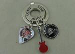 Long Live Rock Promotional Keyrings Soft Enamel Customized Key Chain