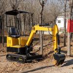 ISO9001 2.6Ton Arm Cylinder Excavator With Rubber Track Excavator