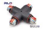 3 Pin 4 Way PA66 Waterproof Outdoor Lighting Connectors
