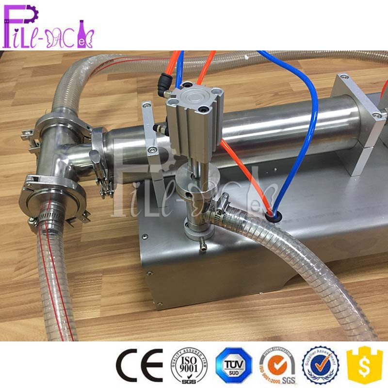 0.6mpa Single Head Pneumatic Paste Liquid Filling Machine