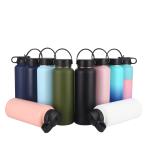 OEM Double Wall Sport Stainless Steel Water Bottle With Straw 350/550/750/960