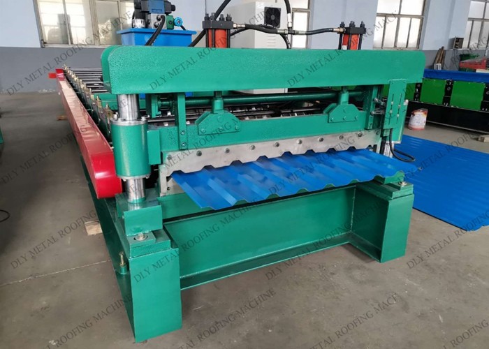 PPGI 380V Trapezoidal Roll Forming Machine 7000kg Zinc Sheet Making Machine