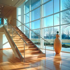 Quality Sleek Stainless Steel Handrails with 1050mm Balustrade Height for Glass Railings wholesale