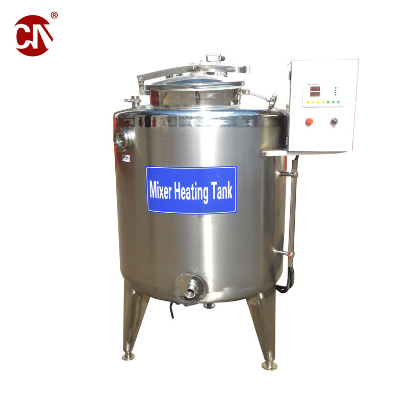 Large Capacity Stainless Steel Beverage Mixing Tank Jam Cooking Mixer Tank Corn Juice Vacuum Mixing Cooking Tank with CE