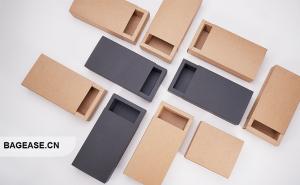 Quality Rectangle Drawer Kraft Boxes Small Cardboard Present Packaging Boxes For Party Favor Treats, Candy And Jewelry Crafts wholesale
