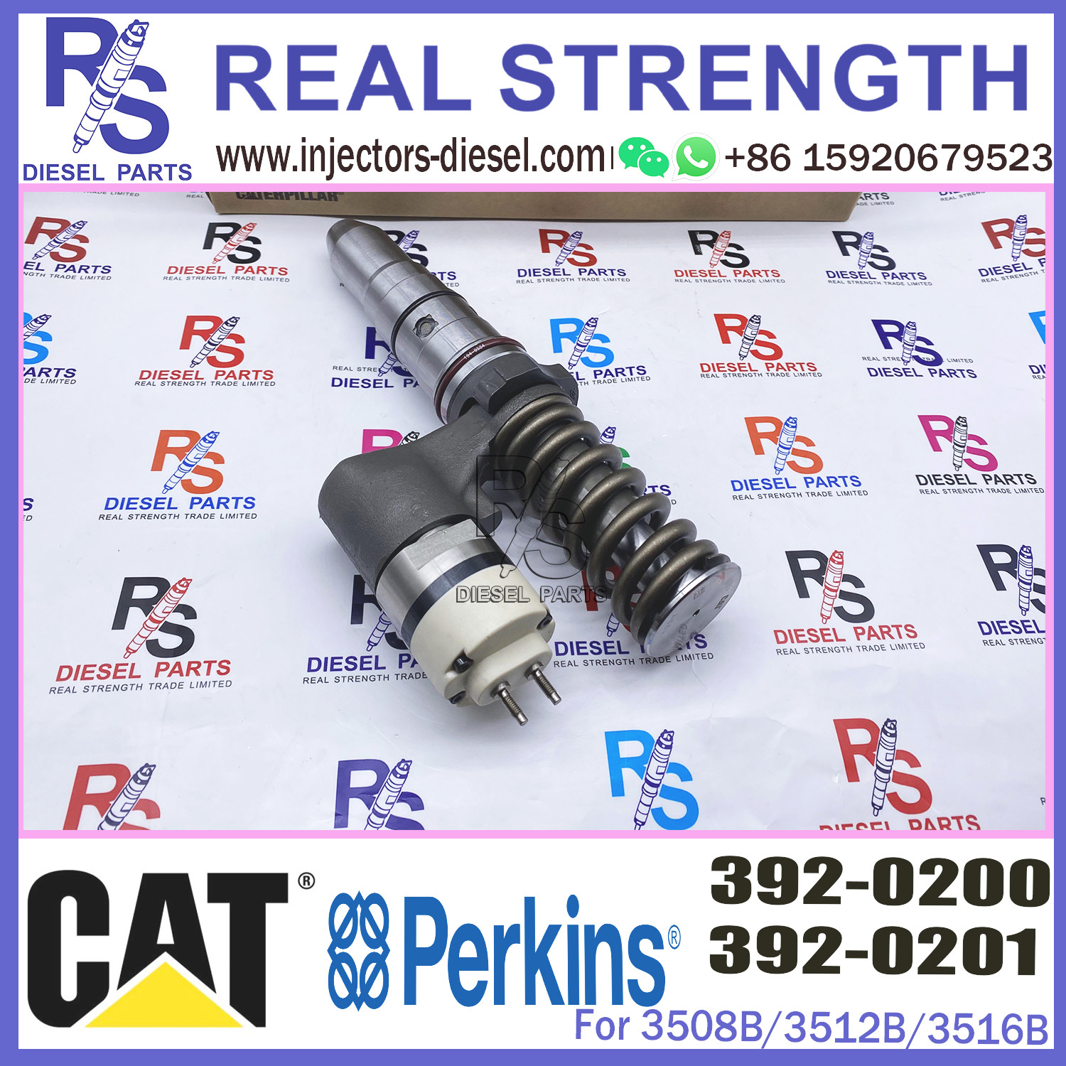 CAT 3508 3512 3516 3524 Engines Diesel Fuel Injector 3920200 20R-1264 20R1264 392-0200 for Caterpillar