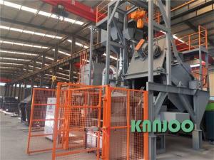 Quality Forging Parts Cleaning Tilting Drum Auto Blasting Machine 440V wholesale