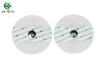 Round 50mm snap disposable ecg electrode padsecg chest electrode