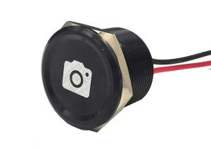 Quality Rgb Black Aluminum Piezo Touch Switch No Button 16mm Momentary Head Logo wholesale