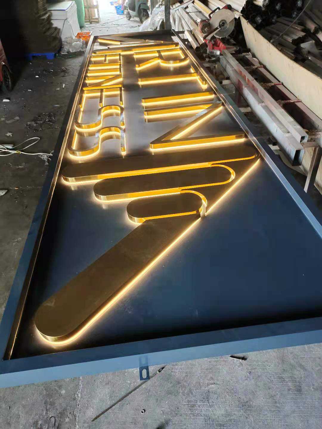 Hot Selling Company Illuminated Letter Sign 3d Led Backlit Letter Signage