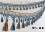 Handmade fashionable chain beads lace tassels fringes for curtain/sofa/pillow