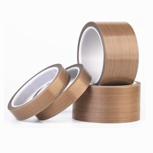 Quality Non Sticking Chemical Resistant PTFE Cloth Tape 0.05mm 0.13mm wholesale