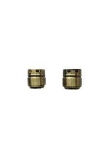Quality Adult Use Funeral Accessories / Fixed On Coffin Decoration Metal End Cup wholesale