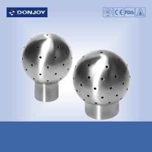 Quality Fixed 360 Degree Tank Spray Balls for Cleaning , Stainless Steel 304 Pin Connection Clean Head wholesale
