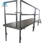 Smart Lightweight Portable Stage Platform Handrail , Mobile Outdoor Music Stage