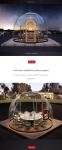 Transparent panoramic Star Room Homestay Bubble Room Outdoor sun room