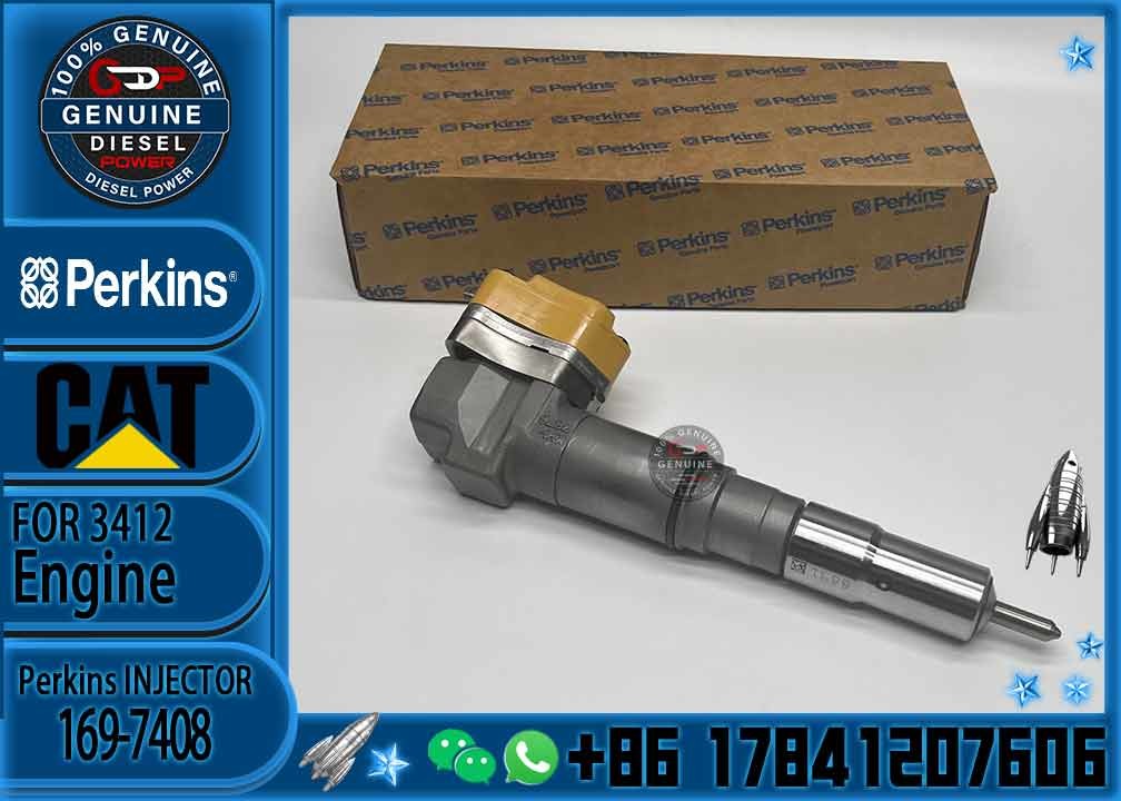 1563895 1697408 Engine Parts Fuel Injector 156-3895 169-7408 171-9704 For CAT Caterpillar 3412 1719704 engine