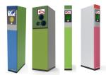 Bank Service Center IP54 150pcs Can Recycling Vending Plastic Bottle Collecting