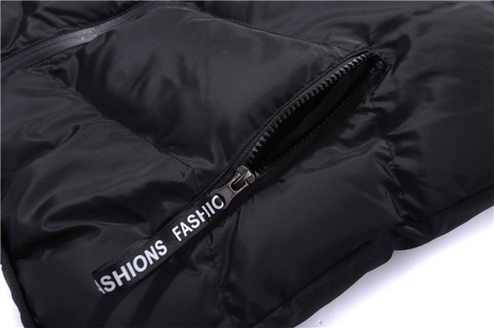 Winter Classic Plus Size Top Clothes Zipper Thick Utility Sleeveless Warm Cotton-padded Waistcoat Men Vest