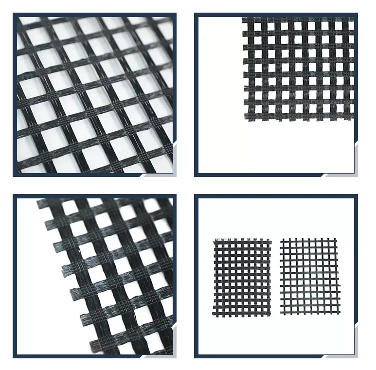 Roadbase Reinforcement Warp Knitted Polyester Woven (PET) Biaxial Geogrid for Reinforcement