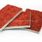 Eco Friendly Tartan Ground Rubber Flooring EPDM Material Athletics Use