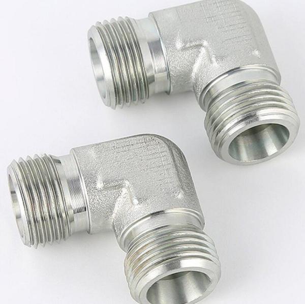 Round Head Metric Male Adapter Elbowcombination Joint Fittings for DIN Standard