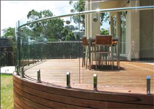 Quality Australia Standard Frameless Glass Clamp Railing System Flooring Mounted wholesale