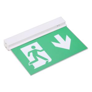 Quality Aluminous Rechargeable Acrylic Plate Double Sided Exit Signs For Emergency wholesale