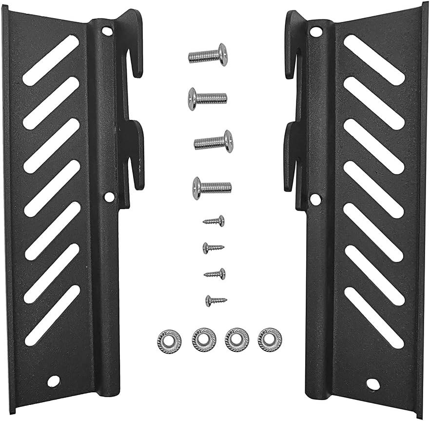 Stocked Hook Brackets for Headboard or Footboard Adjustable Bed Rail Hook Plate Adapter