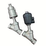 Stainless Steel 304/316 Pneumatic Piston Angle Seat Valve for Industrial