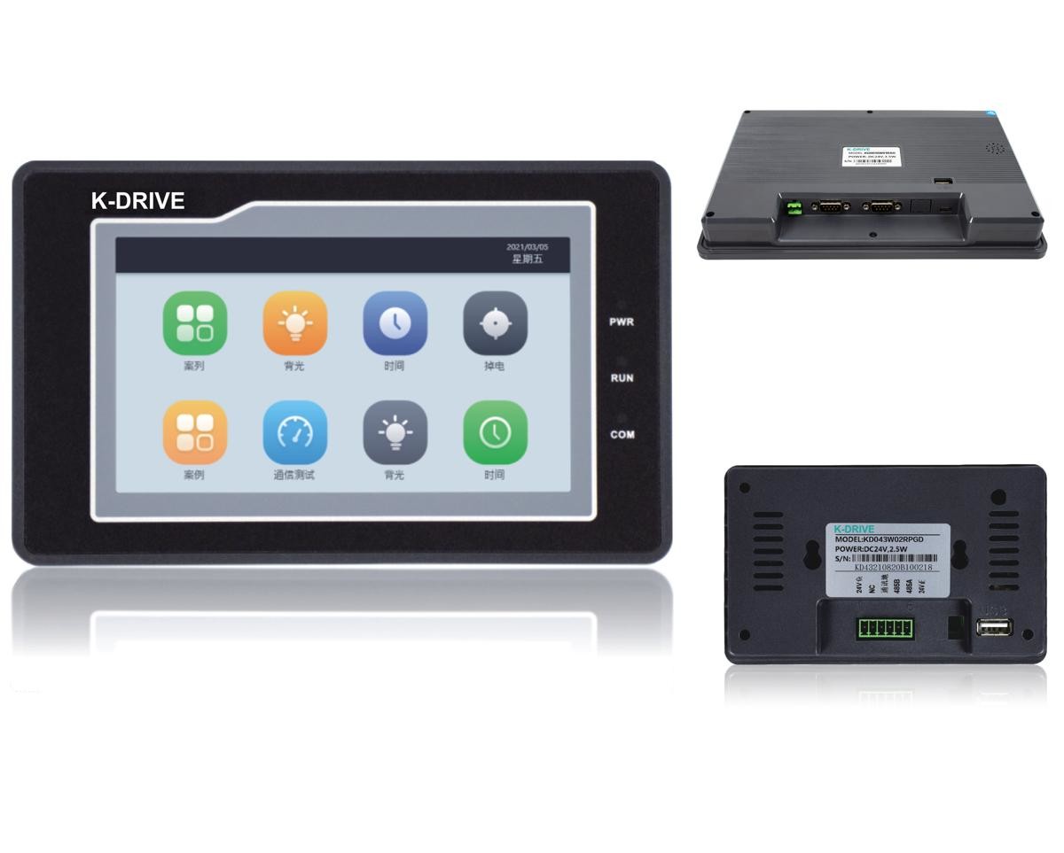 4 Wire Resistive HMI Touch Screen Practical Multipurpose GS2107-WTBD