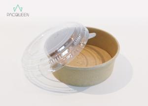 Quality Compostable Takeaway Food Containers Kraft Paper Bowls For Street Food wholesale