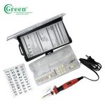 Pyrography Electric Iron Wood Burning Kit / Tool 110-240V Green PS2000