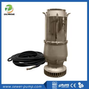 Quality Ultra Light Stainless Steel Reverse Axial Flow Submersible Sewage Pump wholesale