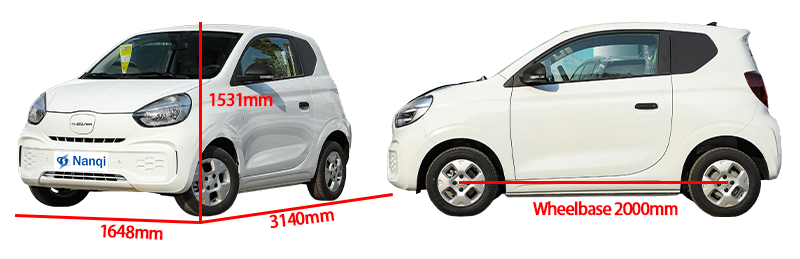 ROEWE CLEVER Small Electric Car 45Ps 3 Door 4 Seater With 9" LCD Screen